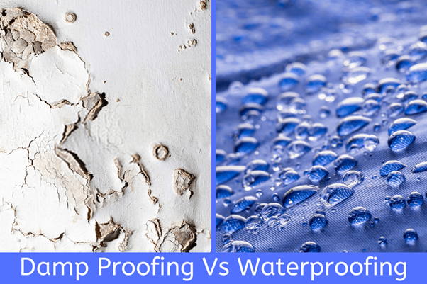 Difference between Waterproofing and Damp Proofing